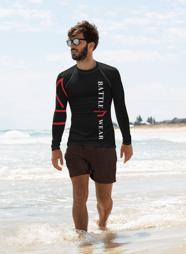 BW Rash Guard for non-boobed people.