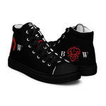 High top canvas shoes