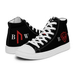 High top canvas shoes